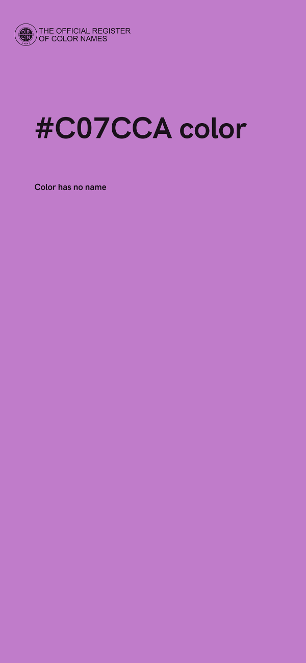 #C07CCA color image