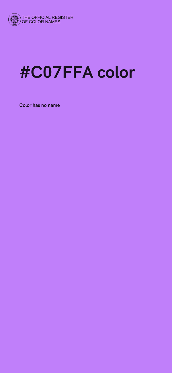 #C07FFA color image