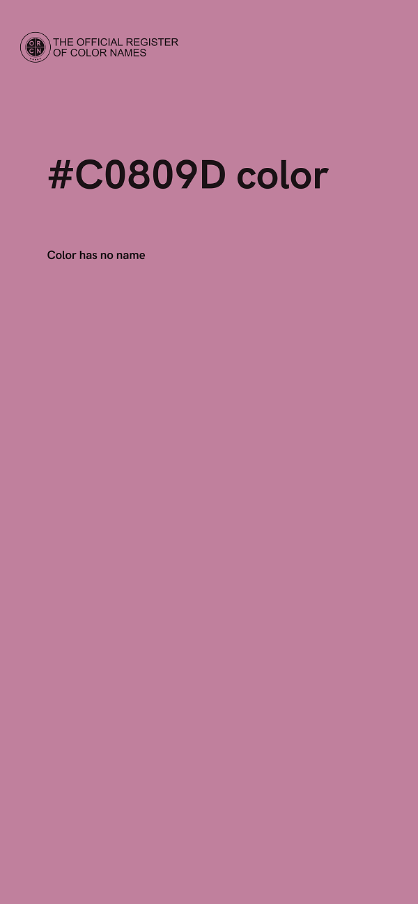 #C0809D color image