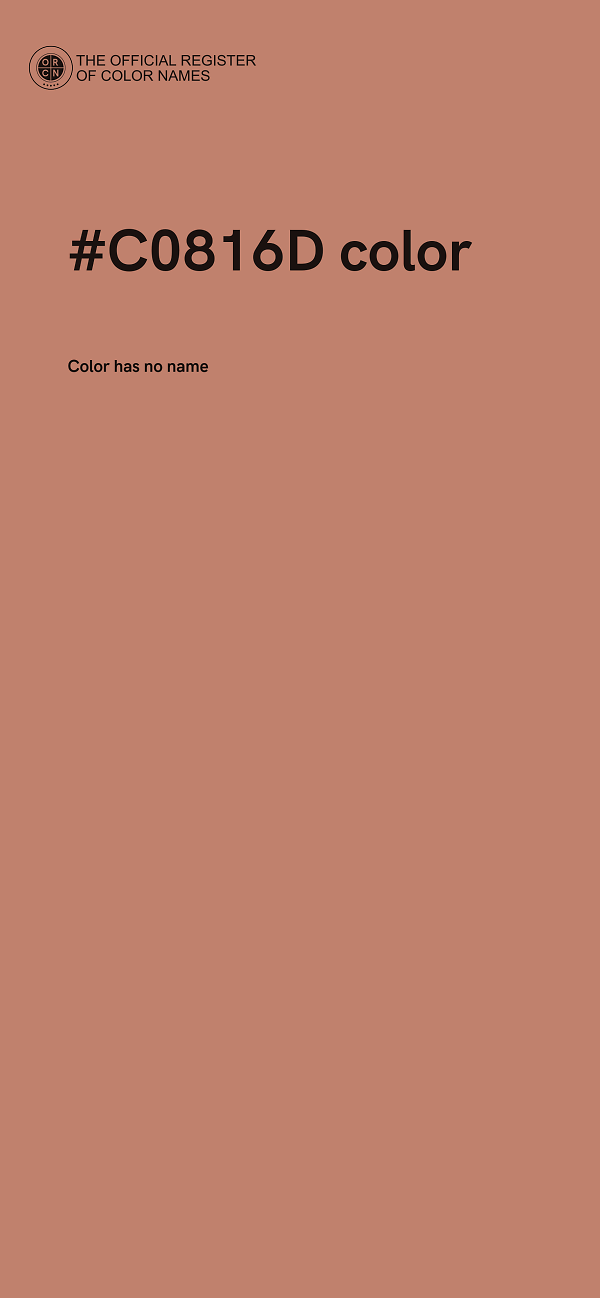 #C0816D color image