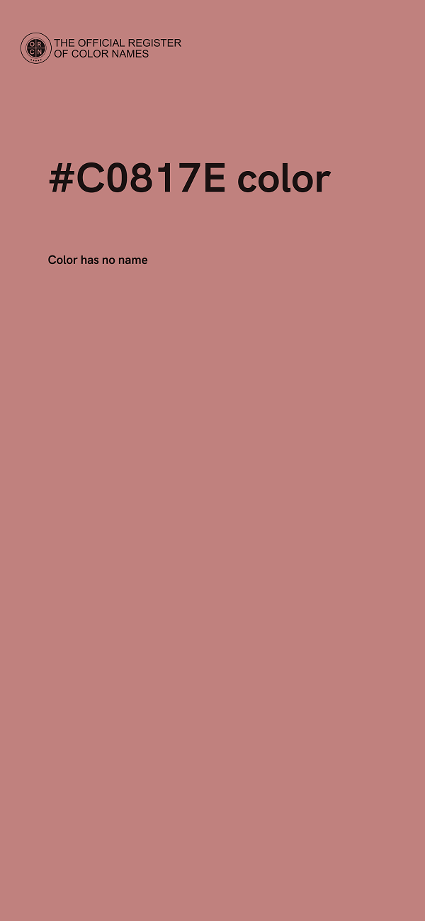 #C0817E color image