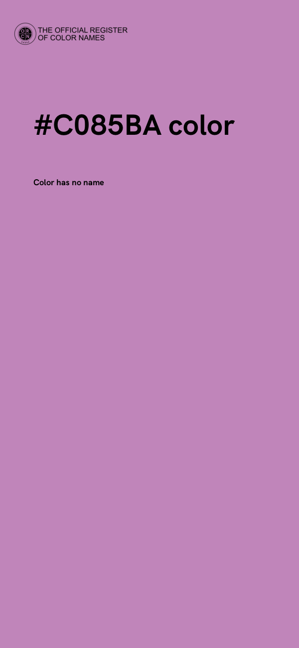#C085BA color image