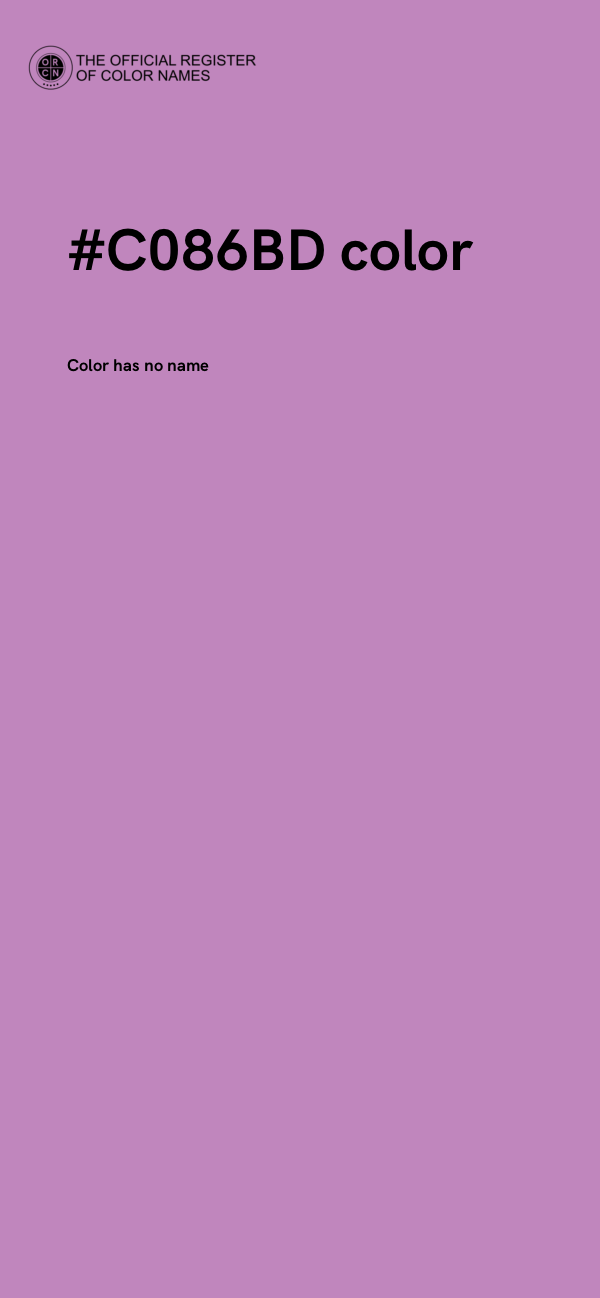 #C086BD color image