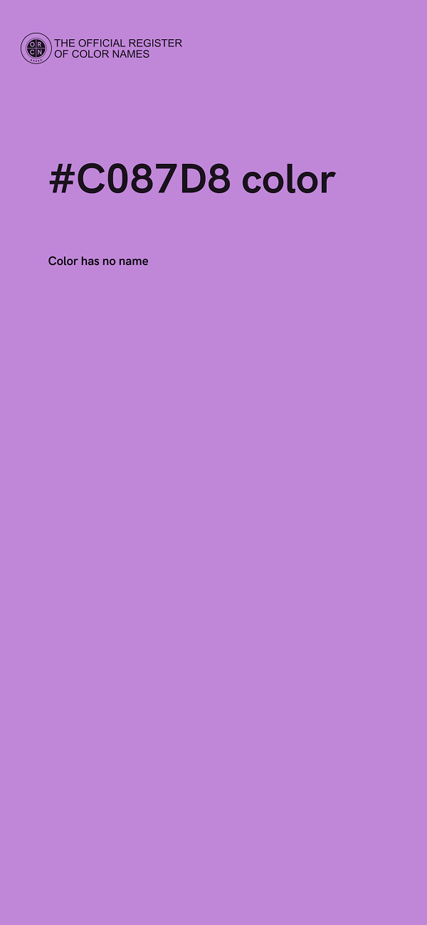 #C087D8 color image