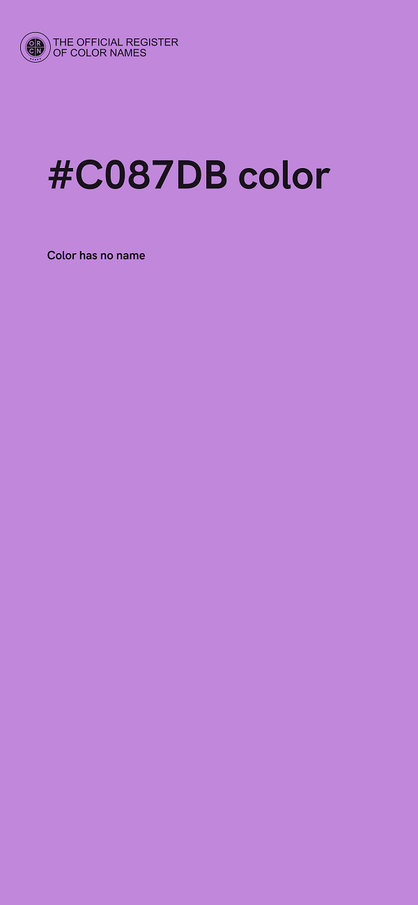 #C087DB color image