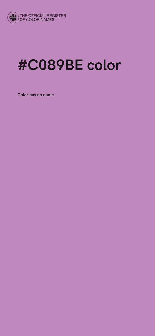#C089BE color image