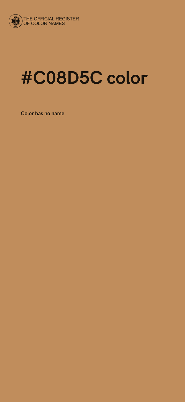 #C08D5C color image