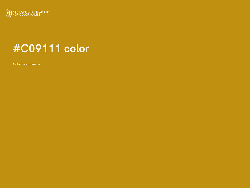 #C09111 color image