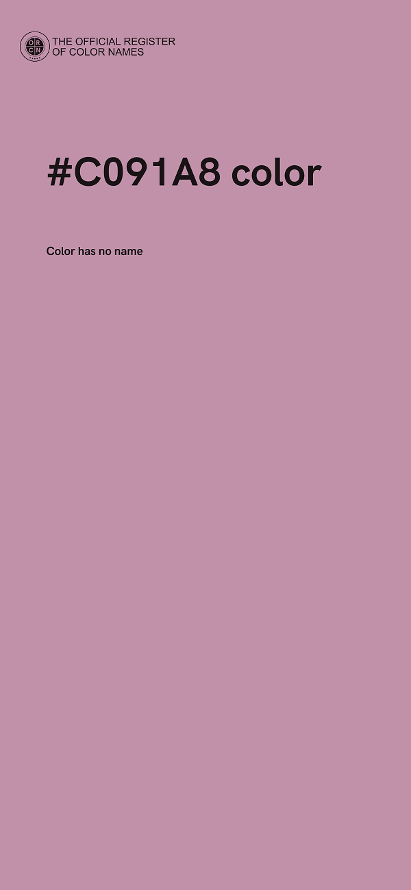 #C091A8 color image
