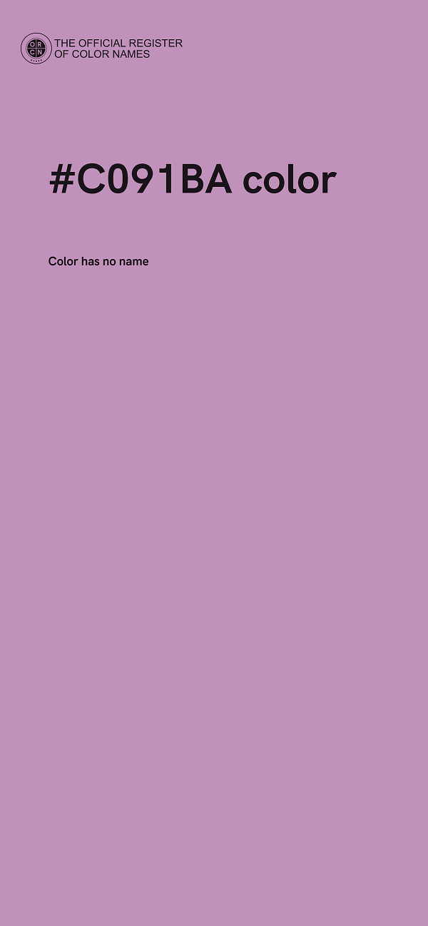 #C091BA color image