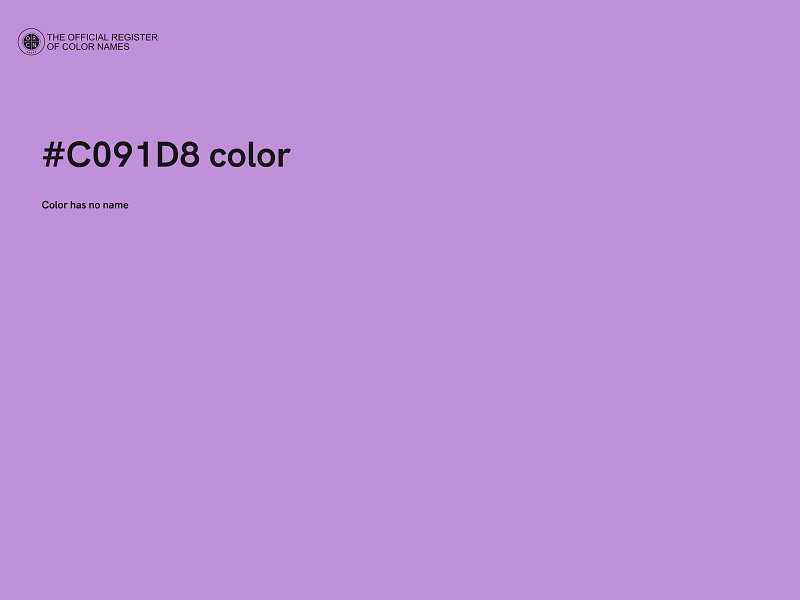 #C091D8 color image