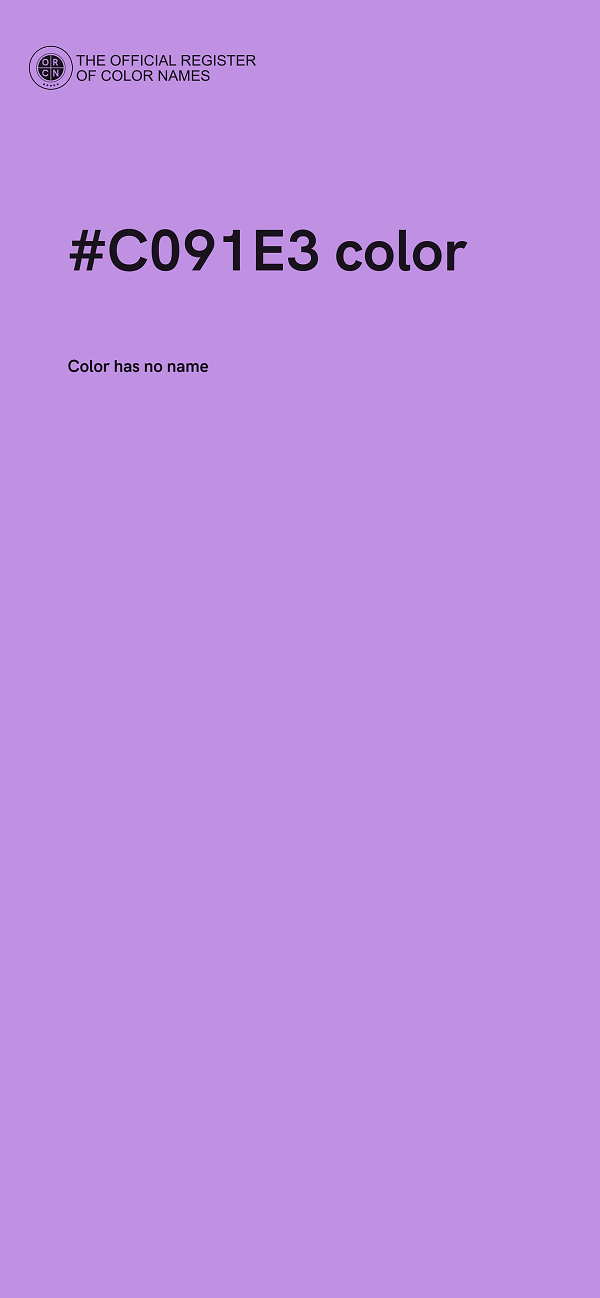 #C091E3 color image