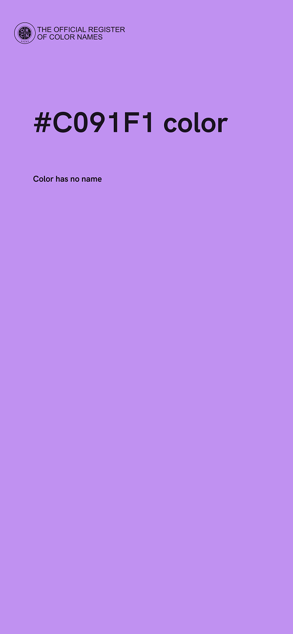 #C091F1 color image