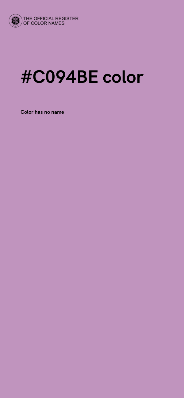 #C094BE color image