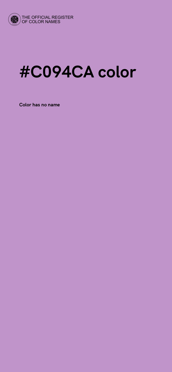 #C094CA color image