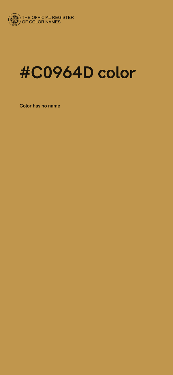 #C0964D color image