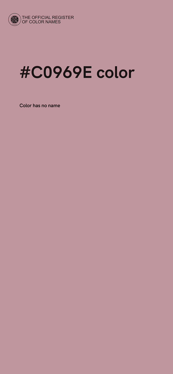 #C0969E color image