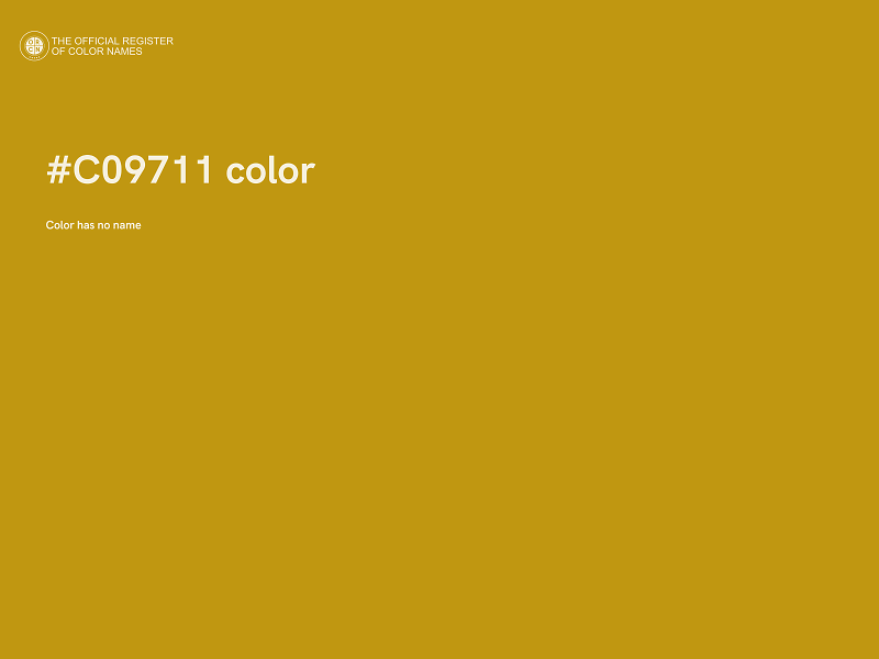 #C09711 color image