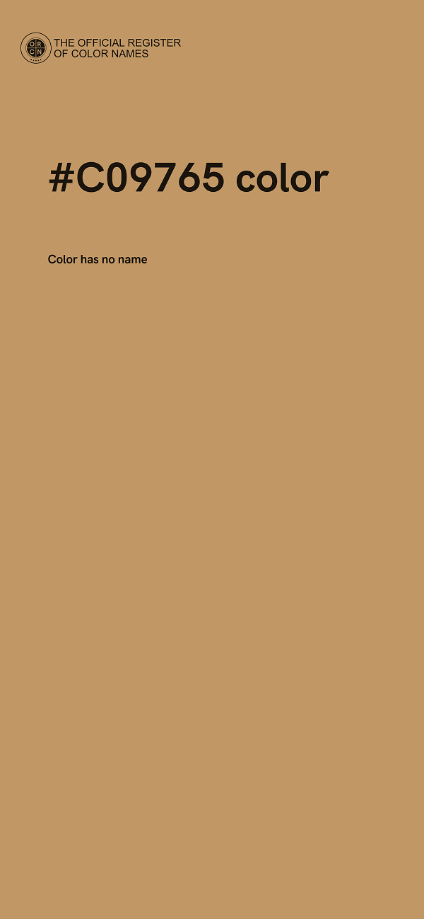 #C09765 color image