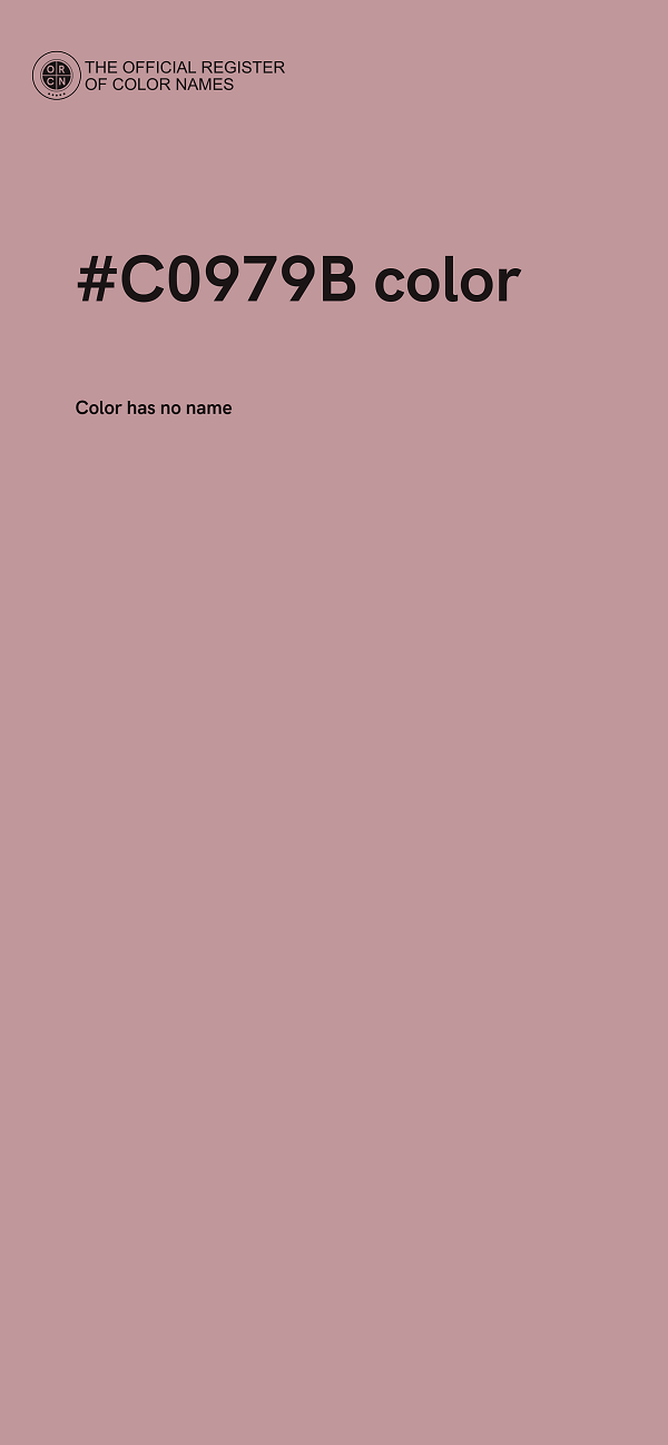 #C0979B color image