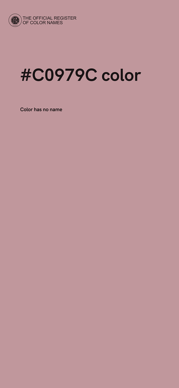 #C0979C color image