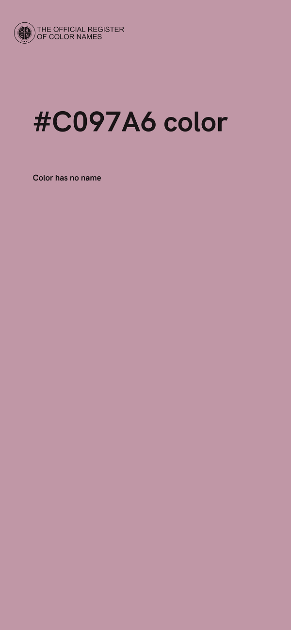 #C097A6 color image