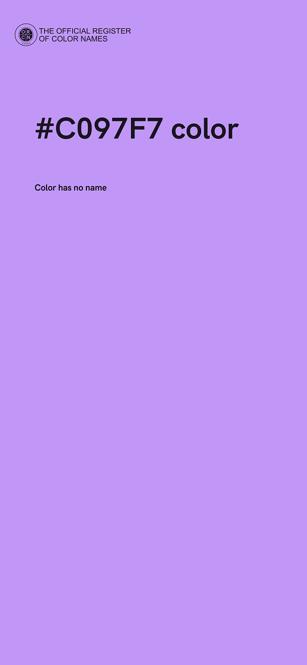 #C097F7 color image