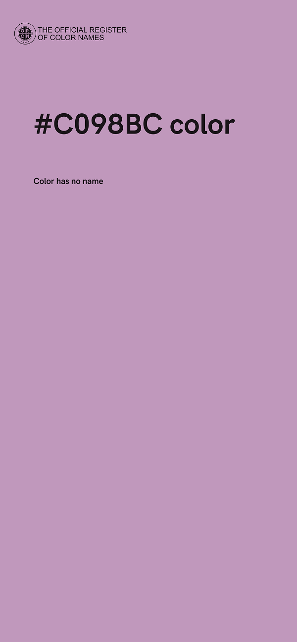 #C098BC color image
