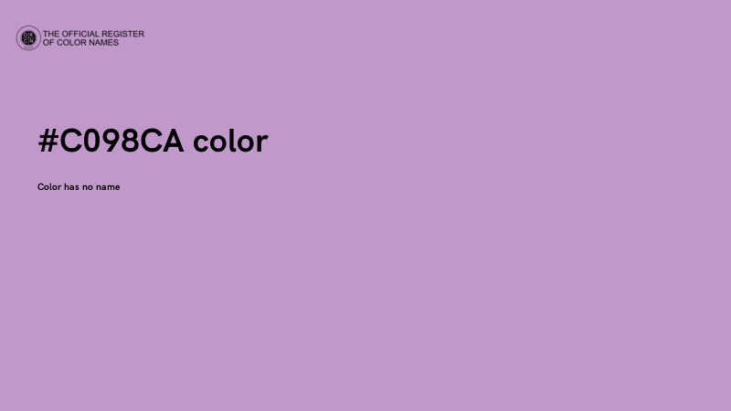#C098CA color image
