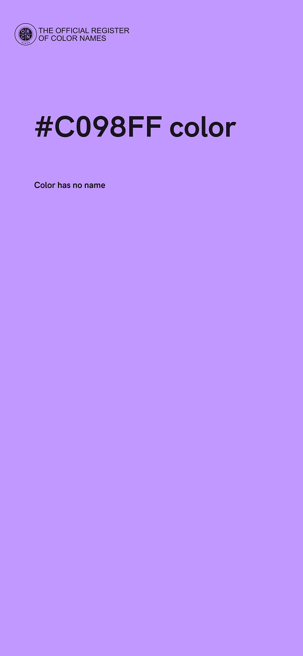 #C098FF color image
