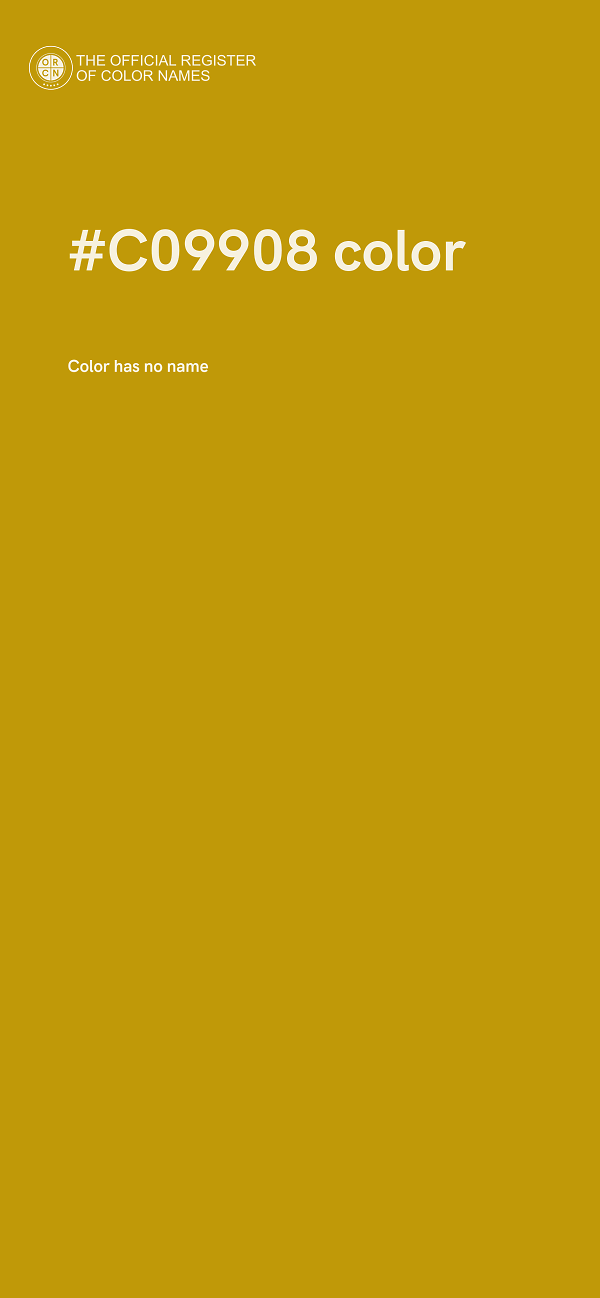 #C09908 color image