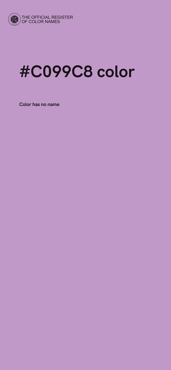 #C099C8 color image