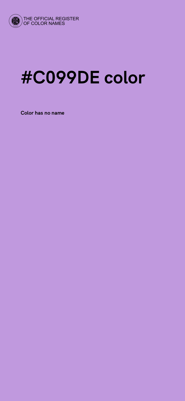 #C099DE color image