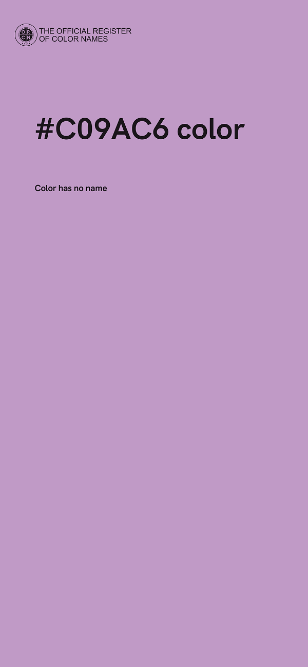 #C09AC6 color image