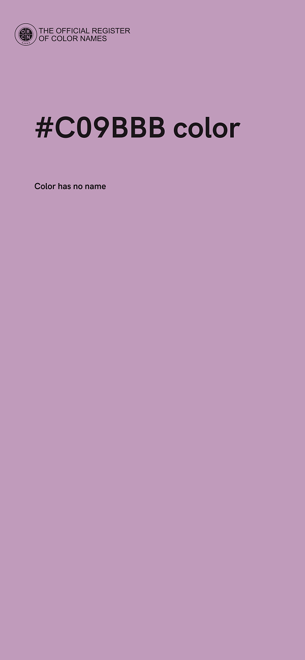 #C09BBB color image