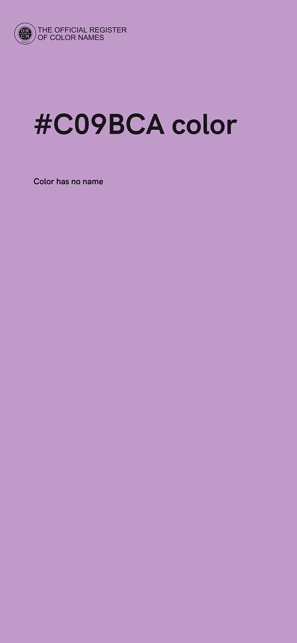 #C09BCA color image
