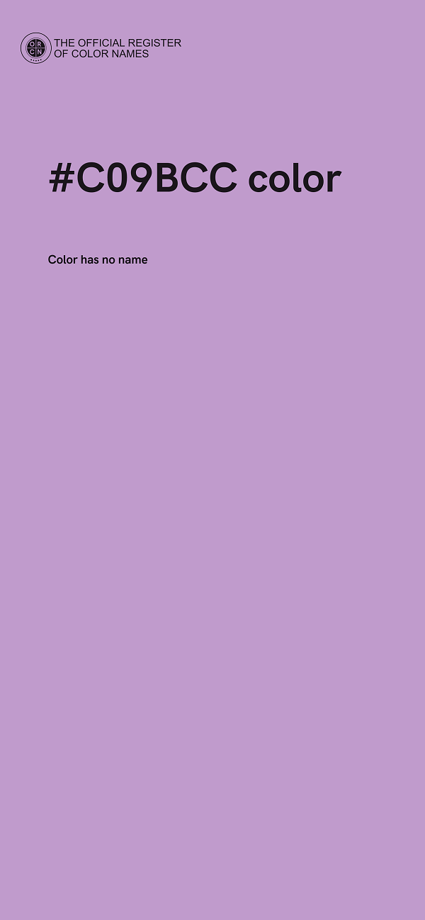 #C09BCC color image