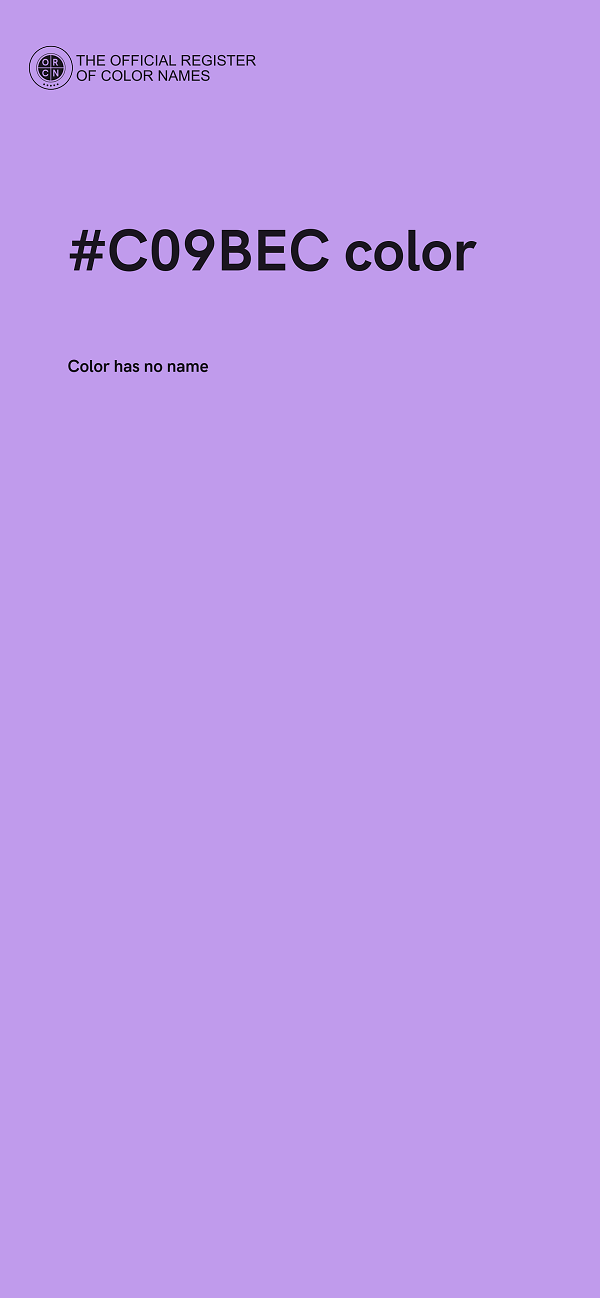#C09BEC color image