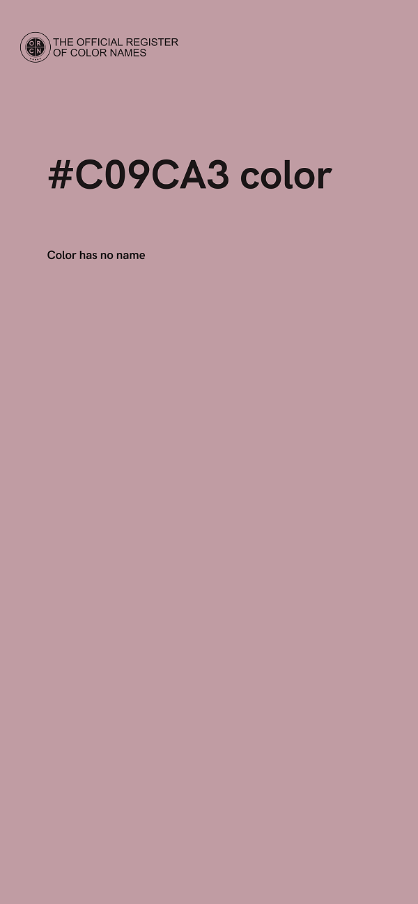 #C09CA3 color image