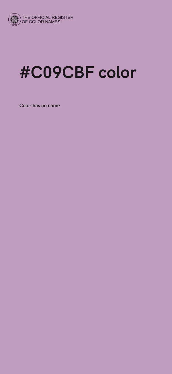 #C09CBF color image
