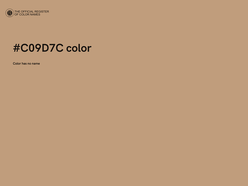 #C09D7C color image