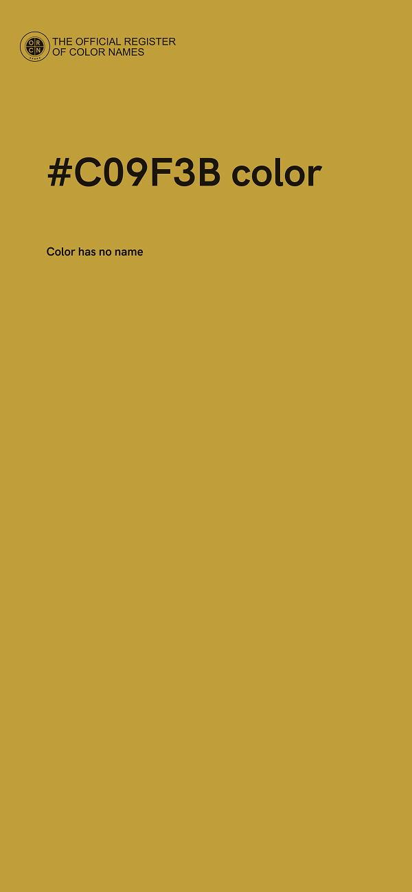 #C09F3B color image