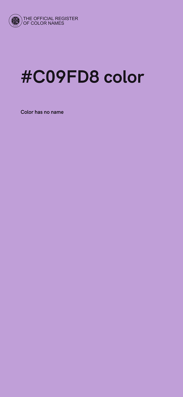 #C09FD8 color image