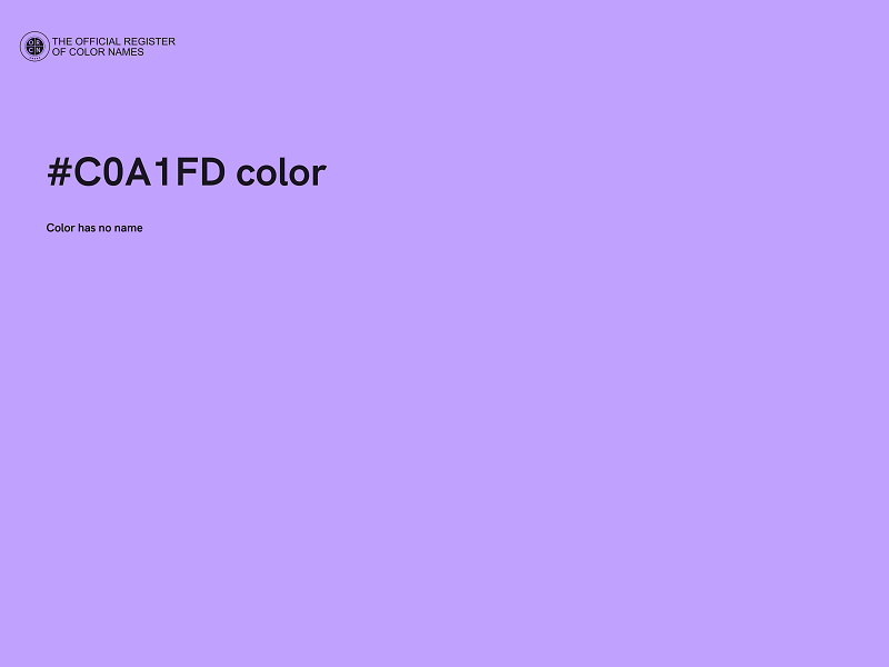 #C0A1FD color image