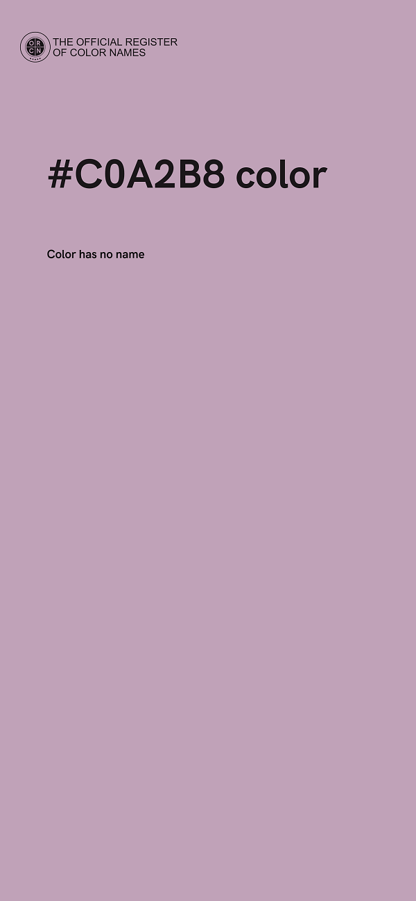 #C0A2B8 color image