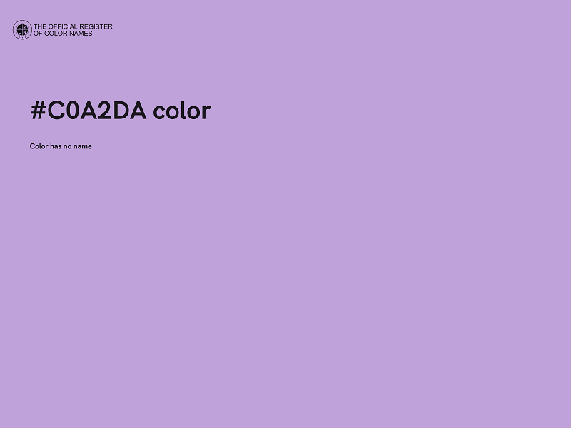 #C0A2DA color image