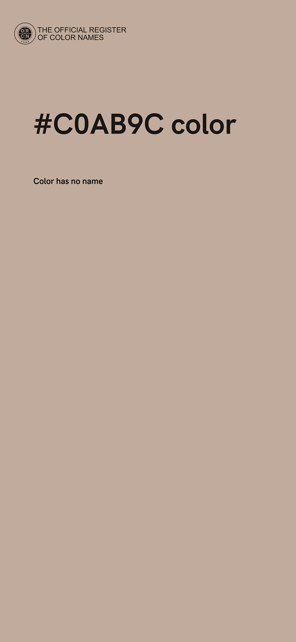 #C0AB9C color image