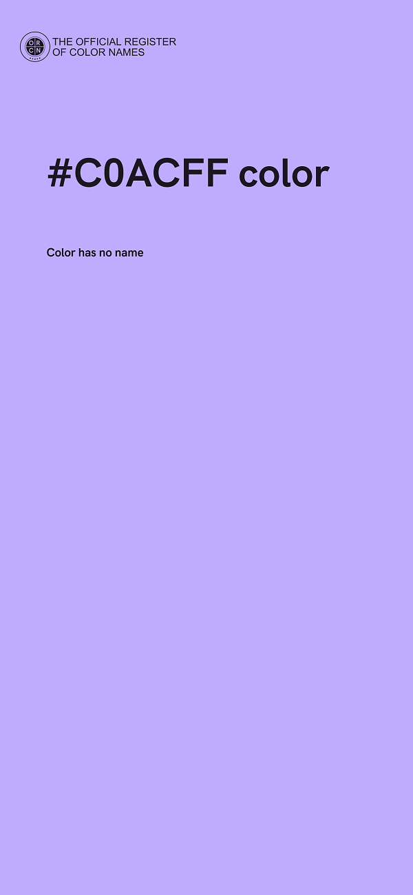 #C0ACFF color image