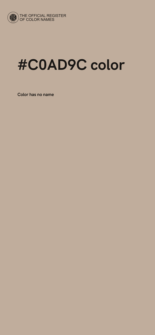 #C0AD9C color image
