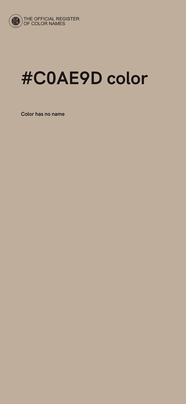 #C0AE9D color image